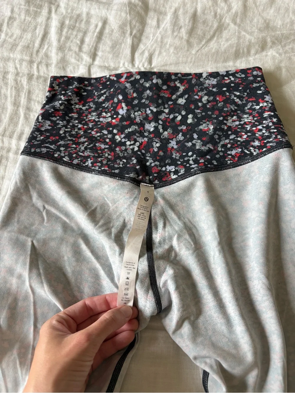 Lululemon Water Blossom Multi Align 21” Crop Leggings